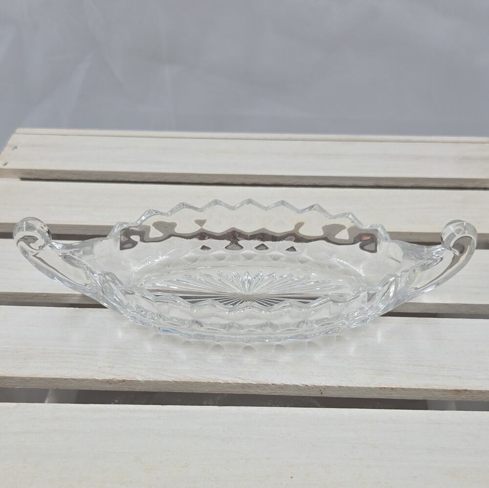 Fostoria 1930s cubist relish dish